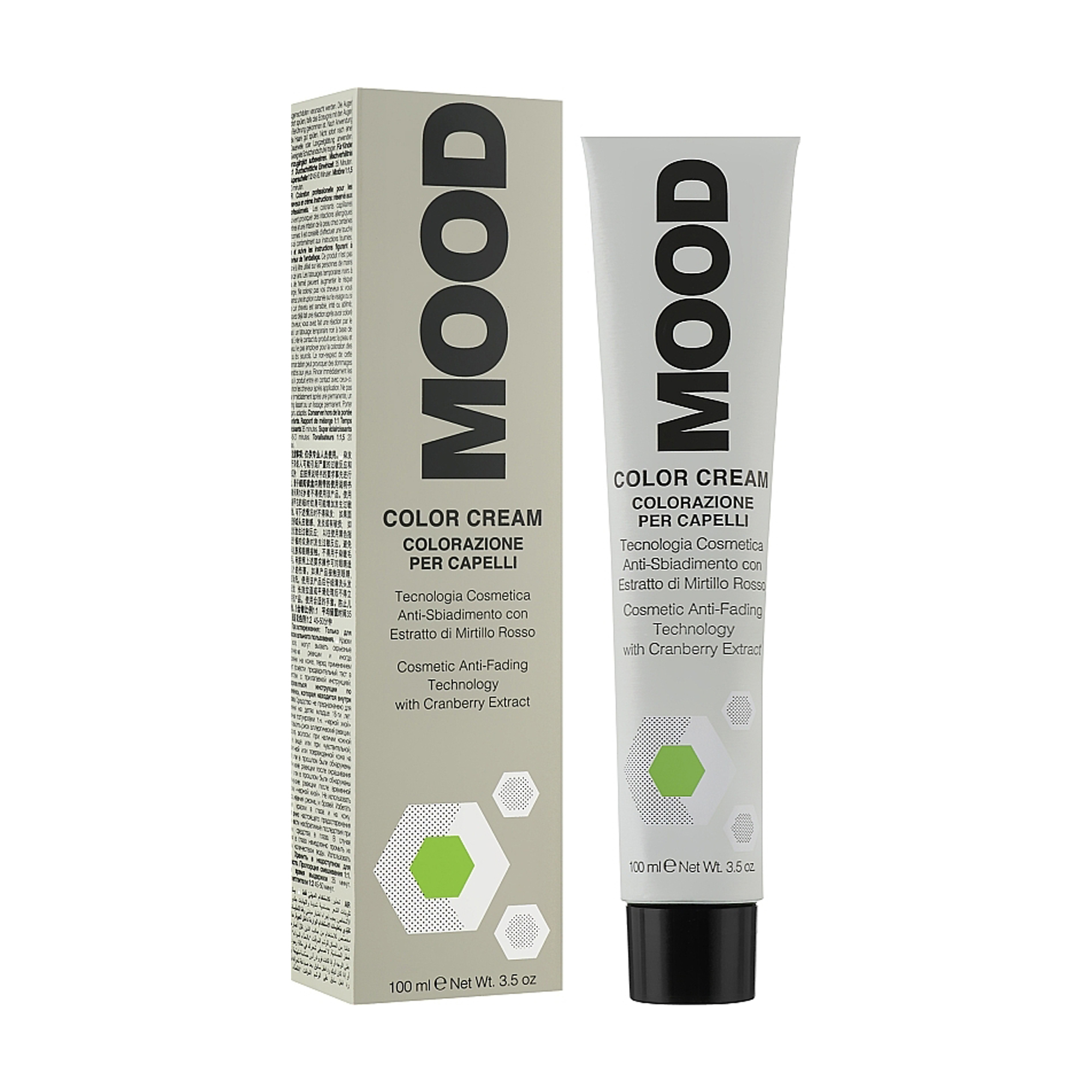 Перманентна крем-фарба для волосся Mood Color Cream 7.00 Intense Blonde, 100 мл